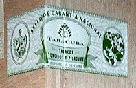 Cuban tobacco transit seal
