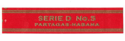 Partagas Serie D No.5 帕特加斯雪茄 古中雪茄