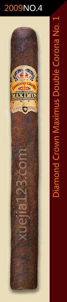 2009全球雪茄排名第4位-钻石王冠马克西姆双皇冠1号雪茄