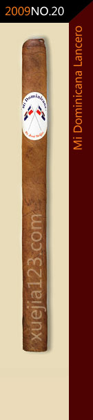 2009全球雪茄排名第20位-我的多米尼加长矛雪茄