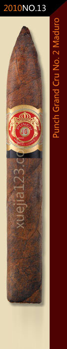 2010全球雪茄排名第13位-潘趣列级酒庄2号马杜罗雪茄
