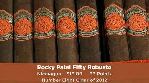 2012年全球CA雪茄排名第八名：洛基帕特尔（RP）50罗巴图