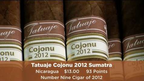 2012年全球CA雪茄排名第九名:塔图阿赫(图腾)2012 苏门答腊( Tatuaje Cojonu 2012 Sumatra)
