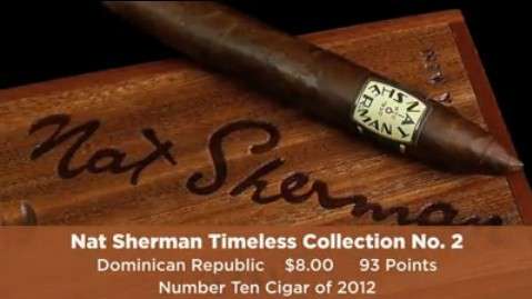 2012年全球CA雪茄排名第十名：纳特谢尔曼永恒系列 2号