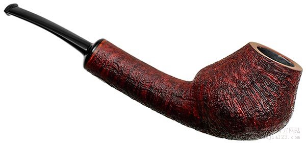 亚伯哈博:喷砂弯把白兰地烟斗 Abe Herbaugh: Sandblasted Bent Brandy