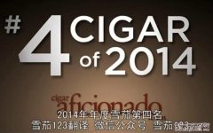 2014年雪茄排名第4位 好友蒙特雷美食家特别管装