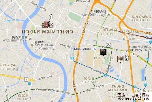 PCC雪茄-泰国曼谷地图版