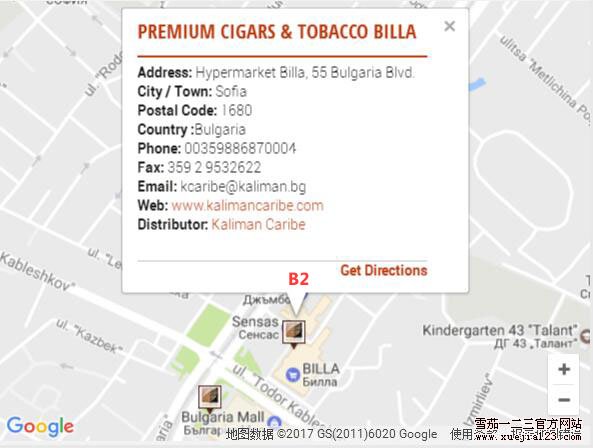 哈瓦那之家LCDH地图-保加利亚索菲亚