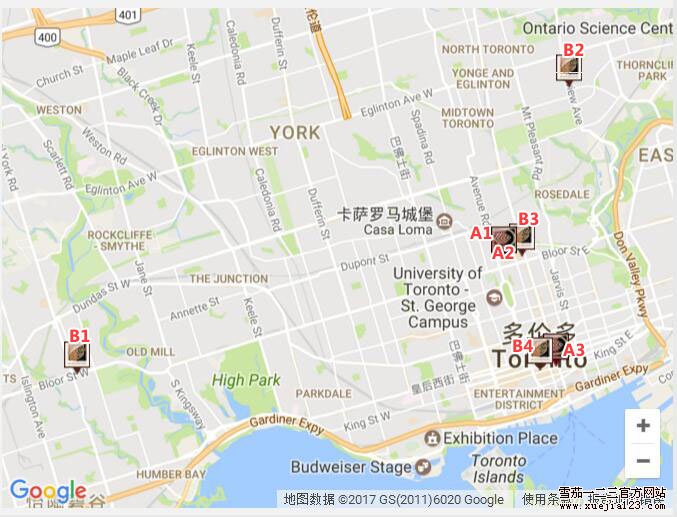 哈瓦那之家LCDH地图-加拿大多伦多
