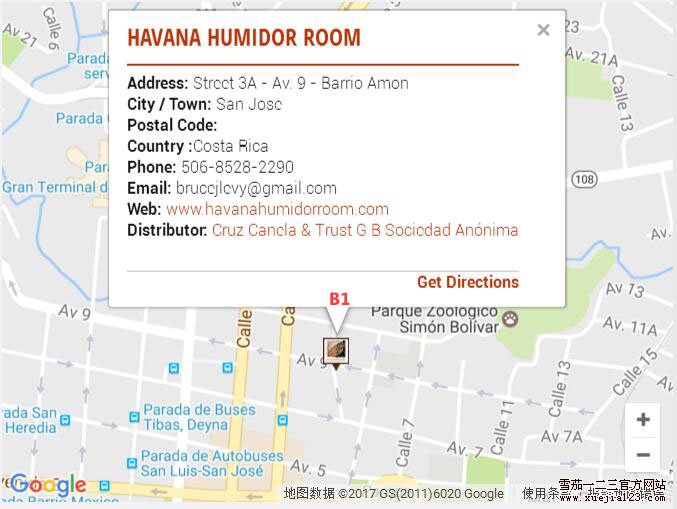 哈瓦那之家LCDH地图-哥斯达黎加 利比里亚
