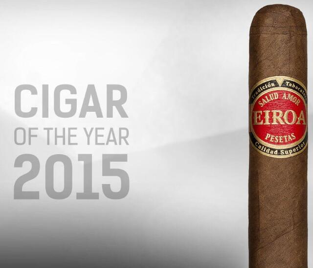 EIROA CLASSIC PRENSADO Cigar Jorunal 2015雪茄排名TOP25 NO.1  埃罗亚经典前奏