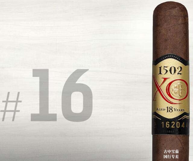 1502 XO TORO NAMED #16 | 1502 XO 托罗 Cigar Jorunal 2016雪茄排名TOP25 第16名