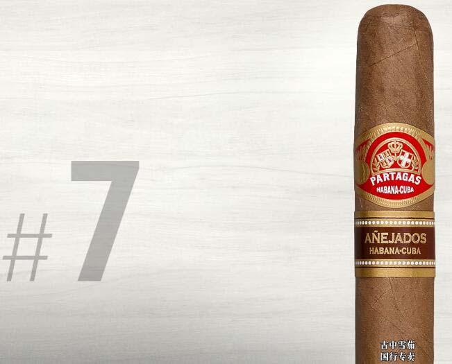 《Cigar Jorunal》2016雪茄排名TOP25 第7名 PARTAGÁS AÑEJADOS CORONA GORDA 帕塔加斯·官陈·大皇冠