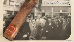 温斯顿·丘吉尔爵士的半吸雪茄售价 12,000 美元