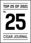 Cigarjournal 2021年年度雪茄排名前25名