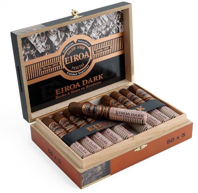 CigarsLover2019年最佳雪茄第5名 艾罗拉 暗黑系列 5x50 罗布图 - Eiroa Dark 50×5 Robusto 