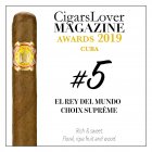 CigarsLover2019年最佳雪茄第5名 世界之王 王者之选 El Rey del Mundo Choix Suprême
