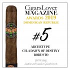 CigarsLover2019年最佳雪茄第5名 原型系列 第三章 命运破晓 罗布图 Archetype Chapter 3 Dawn of Destiny Robusto