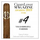 CigarsLover2019年最佳雪茄第4名 维加斯·罗巴伊纳 名人 Vegas Robaina Famosos