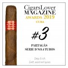 CigarsLover2019年最佳雪茄第3名 帕塔加斯D系列4号铝管版 Partagás Serie D No.4 TUBOS