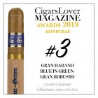 CigarsLover2019年最佳雪茄第3名 大哈瓦那 绿中蓝 大罗布图 Gran Habano Blue in Green G