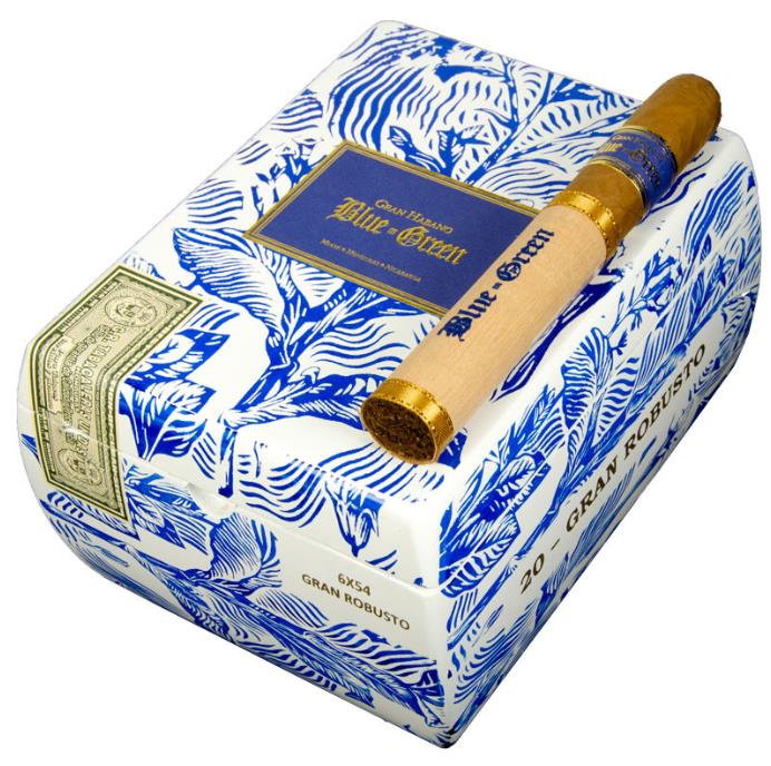 CigarsLover2019年最佳雪茄第3名 大哈瓦那 绿中蓝 大罗布图 Gran Habano Blue in Green Gran Robusto