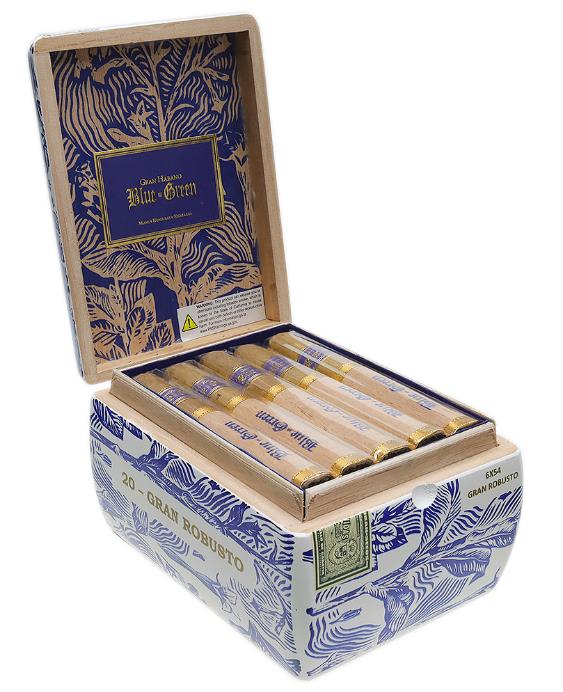 CigarsLover2019年最佳雪茄第3名 大哈瓦那 绿中蓝 大罗布图 Gran Habano Blue in Green Gran Robusto