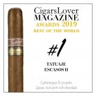 Tatuaje Escasos H 纹身 稀有 H CigarsLover2019年最佳雪茄第1名