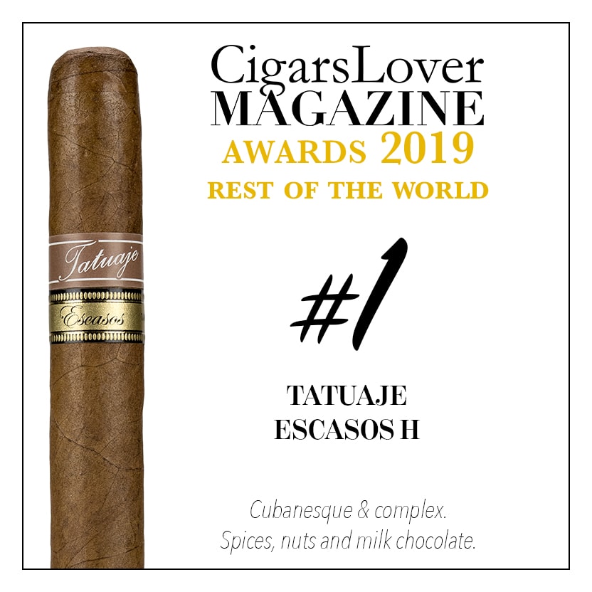 Tatuaje Escasos H 纹身 稀有 H CigarsLover2019年最佳雪茄第1名