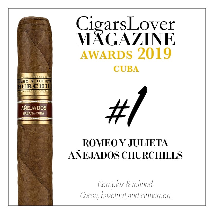 Romeo y Julieta Añejados Churchills 罗密欧与朱丽叶 陈年系列 丘吉尔 CigarsLover2019年最佳雪茄第1名