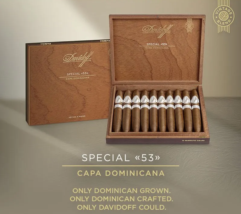 Davidoff Special «53» Capa Dominicana LE 2020 大卫杜夫 特别 53 多米尼加茄衣 2020 年限量版 CigarsLover2020年最佳雪茄第3名