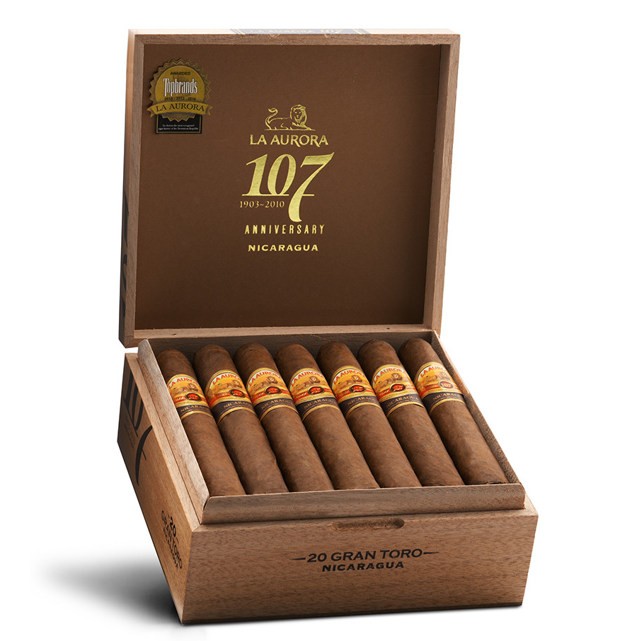La Aurora 107 Nicaragua Robusto 拉奥罗拉 107 尼加拉瓜 罗布图 CigarsLover2020年最佳雪茄第2名