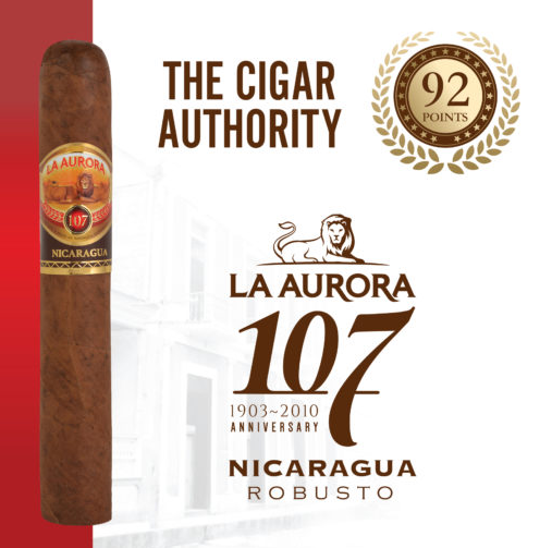 La Aurora 107 Nicaragua Robusto 拉奥罗拉 107 尼加拉瓜 罗布图 CigarsLover2020年最佳雪茄第2名