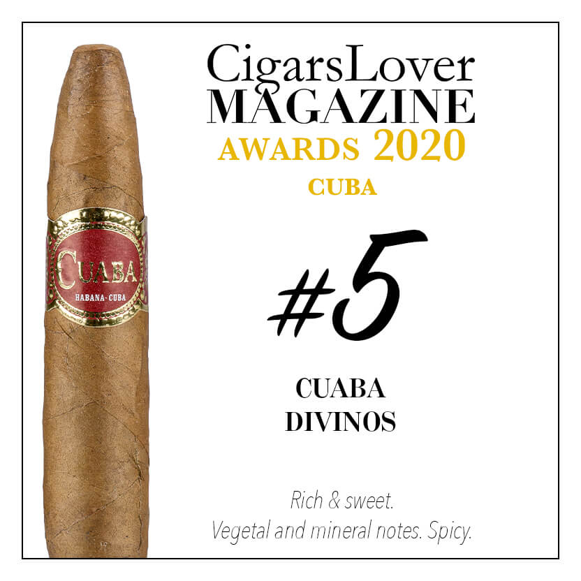 Cuaba Divinos 库阿巴圣地 CigarsLover2020年最佳雪茄第5名