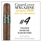 Villiger Do Brasil Maduro Toro 威利格 巴西 马杜罗 托罗 CigarsLover2020年最佳雪茄第4名