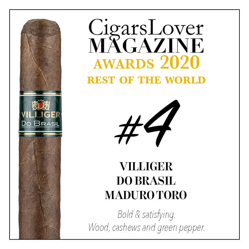 Villiger Do Brasil Maduro Toro 威利格 巴西 马杜罗 托罗 CigarsLover2020年最佳雪茄第4名