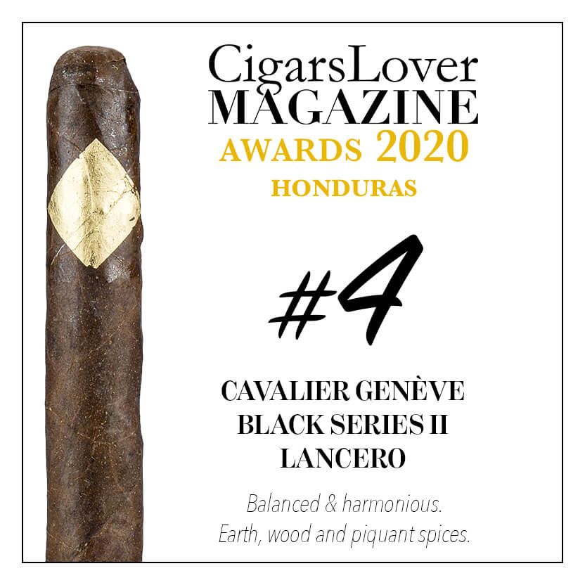Cavalier Genève Black Series II Lancero 日内瓦骑士 黑系列II 长矛 CigarsLover2020年最佳雪茄第4名