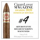 Arturo Fuente Rosado Sungrown Magnum R 58 阿图罗·富恩特·罗萨多 自然生长型 马格努姆R 58 CigarsLover2020年最佳雪茄第4名