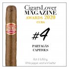 Partagás Capitols 帕尔塔加斯·卡皮托尔斯 CigarsLover2020年最佳雪茄第4名