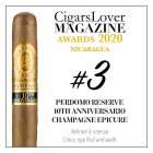 Perdomo Reserve 10th Anniversary Champagne Epicure 佩尔多莫珍藏版10周年纪念香槟 美食家 CigarsLover2020年最佳雪茄第3名