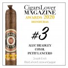 Alec Bradley Coyol Petit Lancero 亚力克・布拉德利 科约尔 小长矛 CigarsLover2020年最佳雪茄第3名