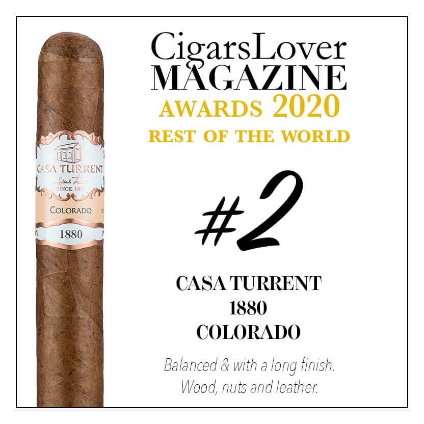 Casa Turrent 1880 Colorado 卡萨图伦 1880 克罗拉多 CigarsLover2020年最佳雪茄第2名