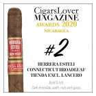 HERRERA ESTELI CONNECTICUT BROADLEAF TIENDA EXCLUSIVA LANCERO 埃雷拉・埃斯特利 康涅狄格阔叶 门店限定 长矛 CigarsLover2020年最佳雪茄第2名