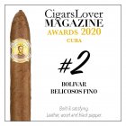 Bolivar Belicosos Fino 玻利瓦尔 彪力高 菲诺 CigarsLover2020年最佳雪茄第2名