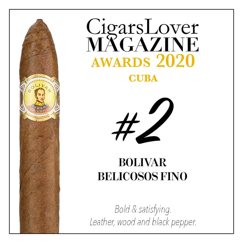Bolivar Belicosos Fino 玻利瓦尔 彪力高 菲诺 CigarsLover2020年最佳雪茄第2名