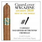 Casdagli Daughters of the Wind Cremello 卡斯达格利「风之女」克莱梅洛 长矛 CigarsLover2020年最佳雪茄第1名