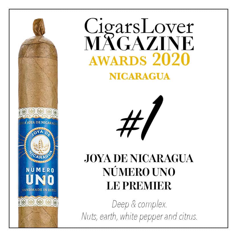 Joya de Nicaragua Número Uno Le Premier 尼加拉瓜珍宝一号 总理 CigarsLover2020年最佳雪茄第1名
