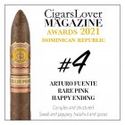 Arturo Fuente Rare Pink Happy Ending 阿图罗・富恩特 珍稀粉红 60 年代复刻 快乐结局 CigarsLover2021年最佳雪茄第4名