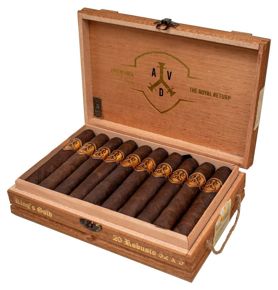 Adventura Royal Return King’s Gold Robusto 探险家 皇家归来 国王黄金 罗布图 CigarsLover2020年最佳雪茄第1名