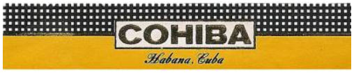 高希霸 标准 D 标 cohiba logo